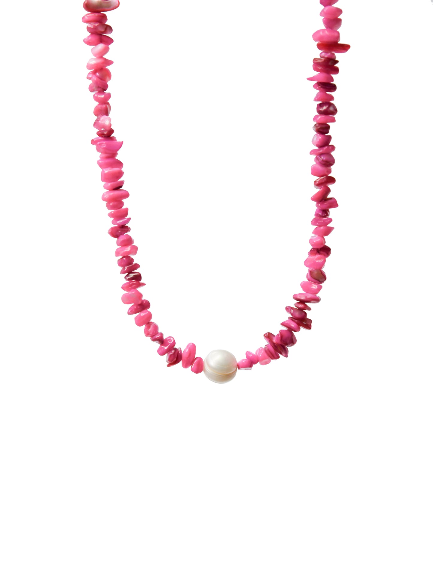 Corfu Necklace - Fushcia