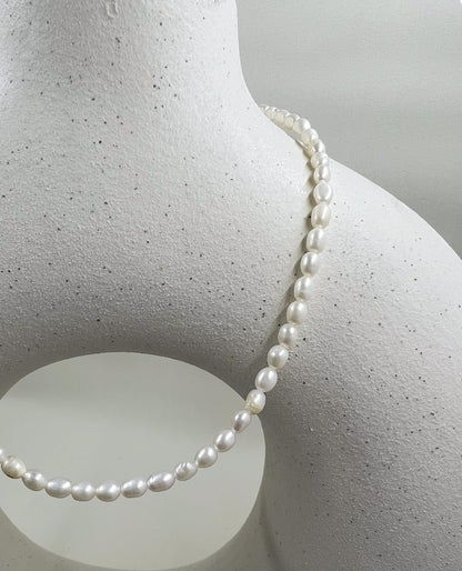 Sienna Pearl Necklace - Oval